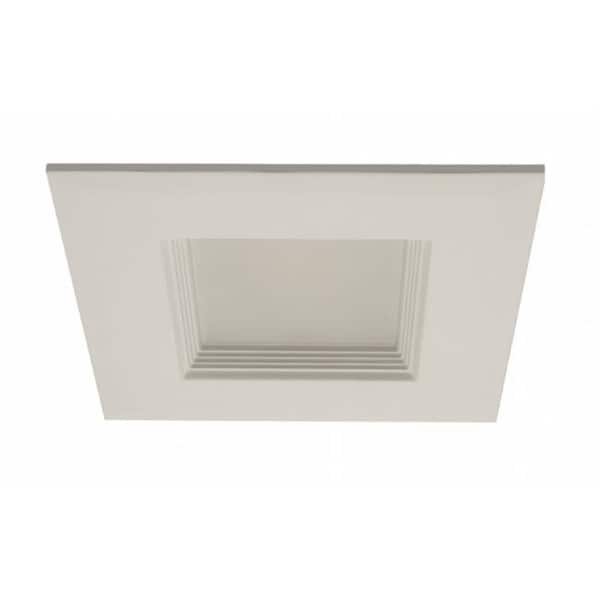 Nicor Lighting Nicor Lighting DLQ4-10-120-3K-WH D-Series 4 in. 3000K Dimmable LED Square Retrofit Kit White DLQ4-10-120-3K-WH - main